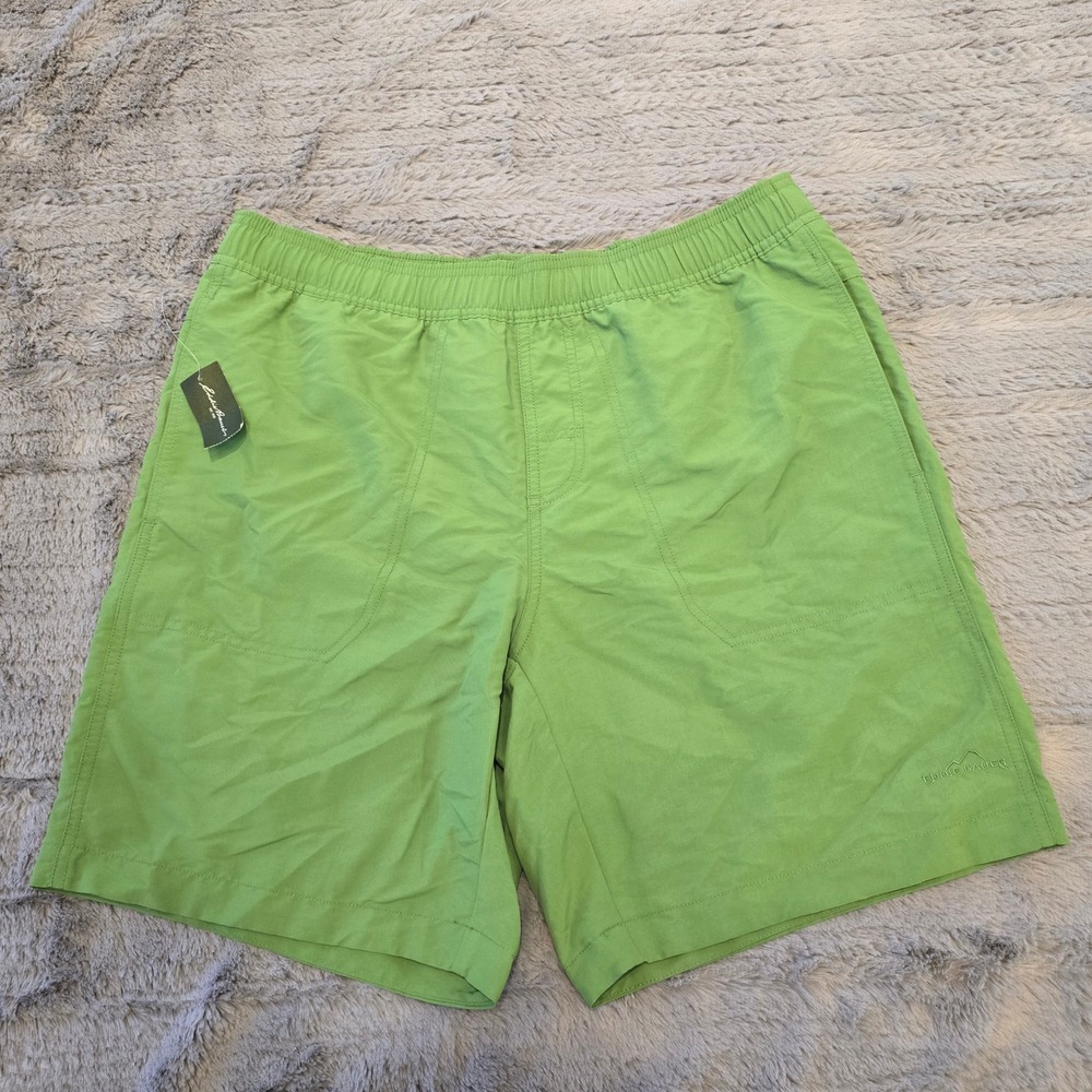 Eddie Bauer Travex Tidal‎ Swim Shorts Mens Medium Bright Lime Green NWT 0641
